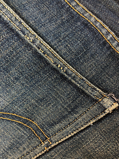 【現状渡し品】【メンズ】 FULL COUNT フル カウント DENIM PANTS 1101S デニムパンツ ボトムス ジーンズ 156-260715-rt-28-tagh サイズ：W34 L36 カラー：インディゴ 万代Net店
