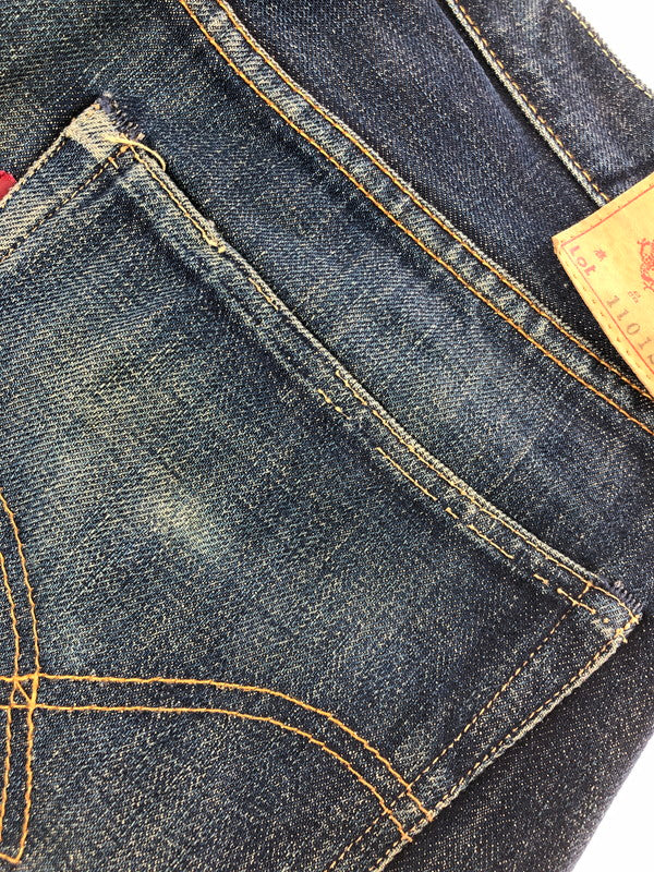 【現状渡し品】【メンズ】 FULL COUNT フル カウント DENIM PANTS 1101S デニムパンツ ボトムス ジーンズ 156-260715-rt-28-tagh サイズ：W34 L36 カラー：インディゴ 万代Net店
