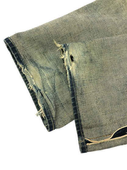 【現状渡し品】【メンズ】 FULL COUNT フル カウント DENIM PANTS 1101S デニムパンツ ボトムス ジーンズ 156-260715-rt-28-tagh サイズ：W34 L36 カラー：インディゴ 万代Net店