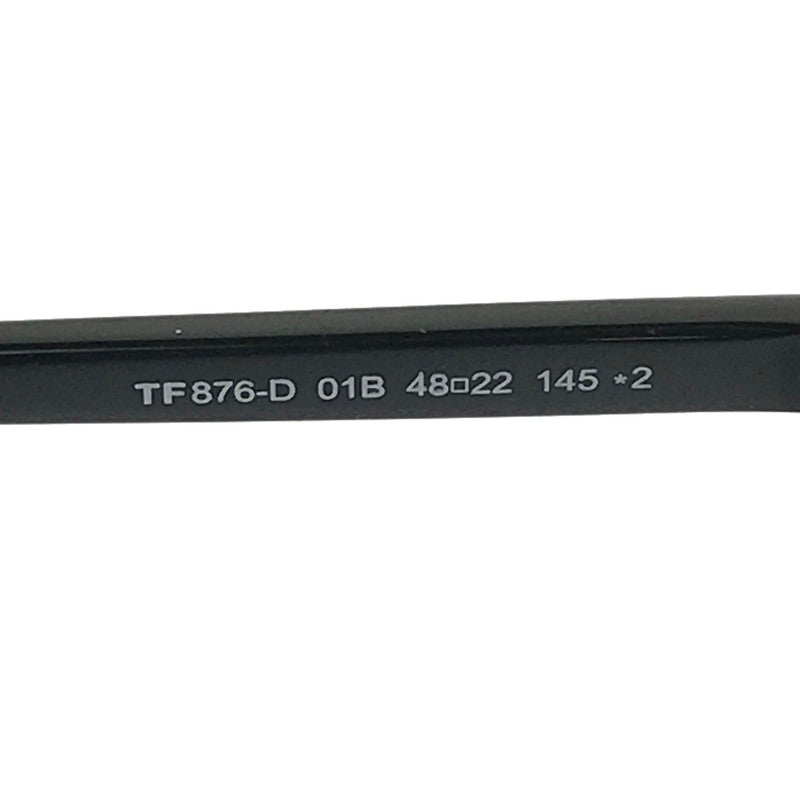 【現状渡し品】【メンズ】 TOM FORD トム フォード WELLINGTON SUNGLASSES TF876-D 01B 日本企画 ウェリントン サングラス アイウェア アクセサリー 203-260716-rt-25-tagh サイズ：48ロ22 145 カラー：ブラック 万代Net店
