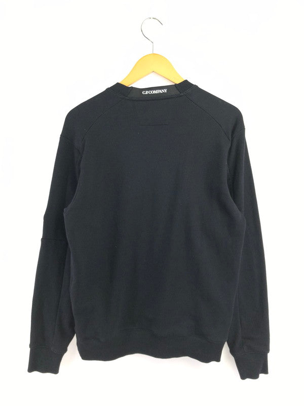 【中古品】【メンズ】 C.P.COMPANY シーピーカンパニー DIAGONAL RAISED LENS CREW SWEAT 17CMSS023A 005086W ダイアゴナル レイズド レンズ クルー スウェット トレーナー 141-260715-rt-18-tagh サイズ：M カラー：ブラック 万代Net店