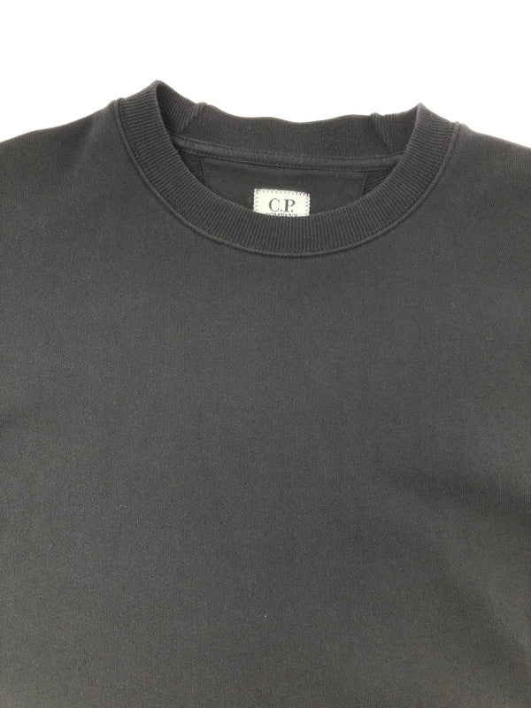 【中古品】【メンズ】 C.P.COMPANY シーピーカンパニー DIAGONAL RAISED LENS CREW SWEAT 17CMSS023A 005086W ダイアゴナル レイズド レンズ クルー スウェット トレーナー 141-260715-rt-18-tagh サイズ：M カラー：ブラック 万代Net店