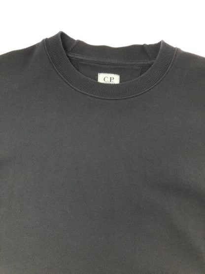 【中古品】【メンズ】 C.P.COMPANY シーピーカンパニー DIAGONAL RAISED LENS CREW SWEAT 17CMSS023A 005086W ダイアゴナル レイズド レンズ クルー スウェット トレーナー 141-260715-rt-18-tagh サイズ：M カラー：ブラック 万代Net店