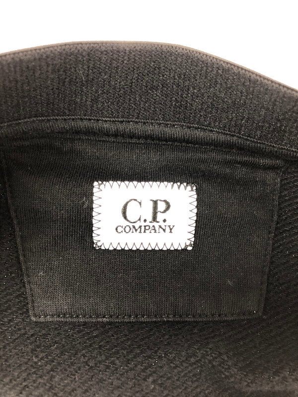 【中古品】【メンズ】 C.P.COMPANY シーピーカンパニー DIAGONAL RAISED LENS CREW SWEAT 17CMSS023A 005086W ダイアゴナル レイズド レンズ クルー スウェット トレーナー 141-260715-rt-18-tagh サイズ：M カラー：ブラック 万代Net店