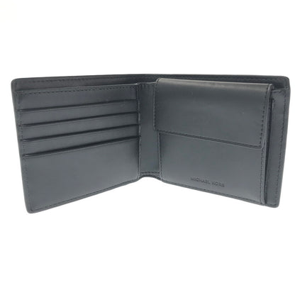 【中古品】【メンズ】 MICHAEL KORS マイケル コース BILLFOLD W COIN POCKET WALLET 36U9LCRF3B ビルフォールド コイン ポケット ウォレット 二つ折り財布 181-260718-rt-27-tagh カラー：ブラック 万代Net店