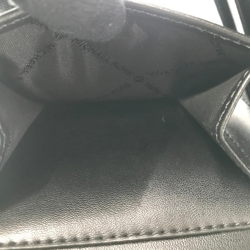 【中古品】【メンズ】 MICHAEL KORS マイケル コース BILLFOLD W COIN POCKET WALLET 36U9LCRF3B ビルフォールド コイン ポケット ウォレット 二つ折り財布 181-260718-rt-27-tagh カラー：ブラック 万代Net店