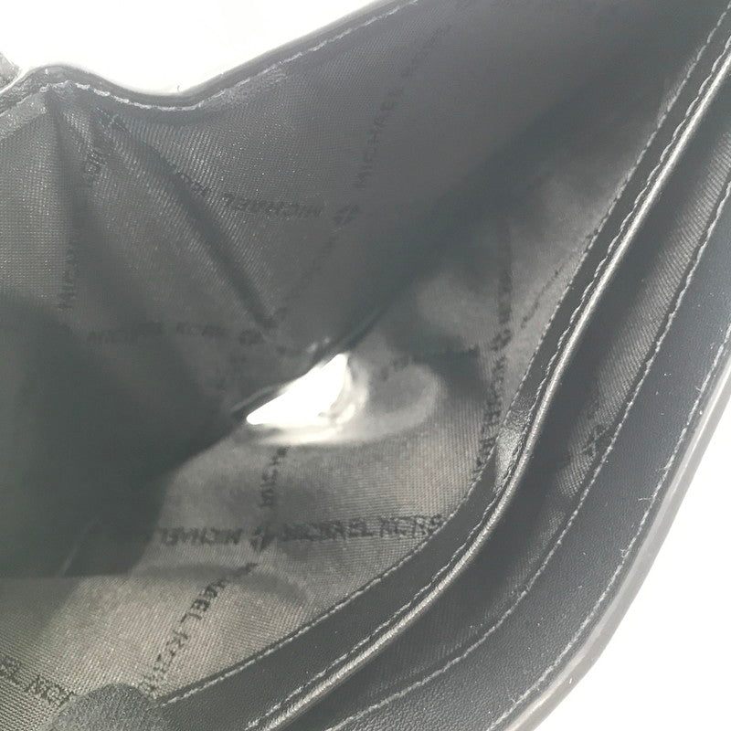 【中古品】【メンズ】 MICHAEL KORS マイケル コース BILLFOLD W COIN POCKET WALLET 36U9LCRF3B ビルフォールド コイン ポケット ウォレット 二つ折り財布 181-260718-rt-27-tagh カラー：ブラック 万代Net店