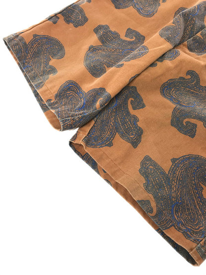 【中古品】【メンズ】 SUPREME シュプリーム 14SS PAISLEY WORK SHORT ペイズリー ワーク ショートパンツ ボトムス 149-260719-rt-17-tagh サイズ：36 カラー：ブラウン 万代Net店