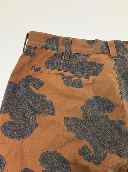 【中古品】【メンズ】 SUPREME シュプリーム 14SS PAISLEY WORK SHORT ペイズリー ワーク ショートパンツ ボトムス 149-260719-rt-17-tagh サイズ：36 カラー：ブラウン 万代Net店