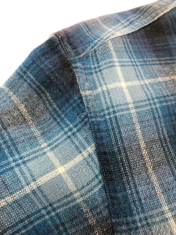 【中古品】【メンズ】 WILLIS&GEIGER ウィリス＆ガイガー 90's L/S FLANNEL SHIRT 90年代 ロングスリーブ フランネル シャツ トップス 日本製 146-260715-rt-20-tagh サイズ：L カラー：ブルー 万代Net店