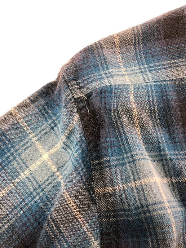 【中古品】【メンズ】 WILLIS&GEIGER ウィリス＆ガイガー 90's L/S FLANNEL SHIRT 90年代 ロングスリーブ フランネル シャツ トップス 日本製 146-260715-rt-20-tagh サイズ：L カラー：ブルー 万代Net店