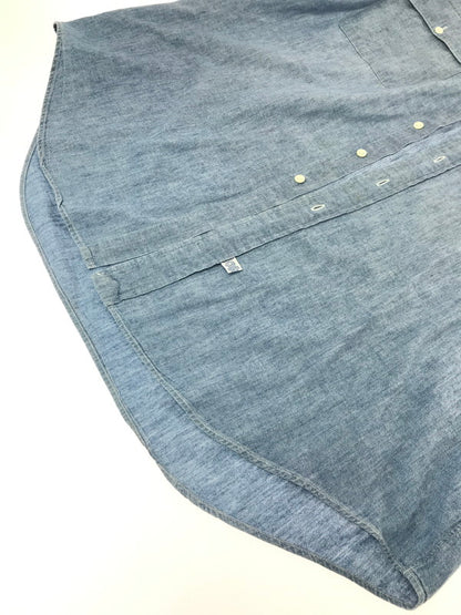 【中古品】【メンズ】 POLO RALPH LAUREN ポロ・ラルフローレン 90's L/S CHAMBRAY WORK SHIRT 90年代 ロングスリーブ シャンブレー ワーク シャツ トップス 146-260717-rt-13-tagh サイズ：L カラー：ブルー 万代Net店