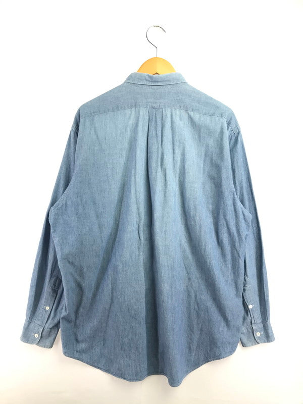 【中古品】【メンズ】 POLO RALPH LAUREN ポロ・ラルフローレン 90's L/S CHAMBRAY WORK SHIRT 90年代 ロングスリーブ シャンブレー ワーク シャツ トップス 146-260717-rt-13-tagh サイズ：L カラー：ブルー 万代Net店