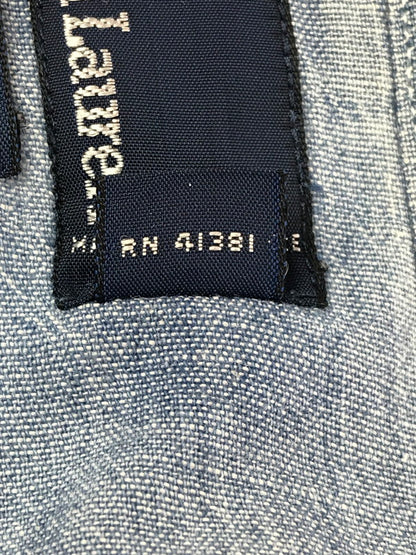 【中古品】【メンズ】 POLO RALPH LAUREN ポロ・ラルフローレン 90's L/S CHAMBRAY WORK SHIRT 90年代 ロングスリーブ シャンブレー ワーク シャツ トップス 146-260717-rt-13-tagh サイズ：L カラー：ブルー 万代Net店