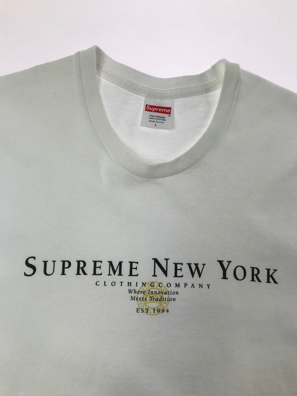 【中古品】【メンズ】 SUPREME シュプリーム 22AW TRADITION TEE トラディション Tシャツ 半袖 Tシャツ トップス 149-260719-rt-12-tagh サイズ：L カラー：ホワイト 万代Net店