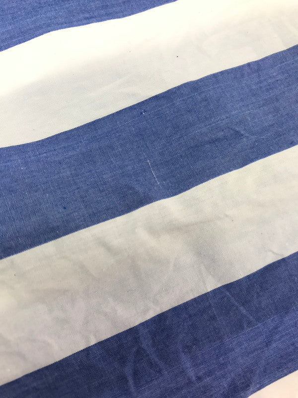 【中古品】【メンズ】 SUPREME シュプリーム 12SS TLARGE STRIPED SHIRT ストライプ シャツ 半袖シャツ トップス 149-260719-rt-15-tagh サイズ：L カラー：ブルー 万代Net店