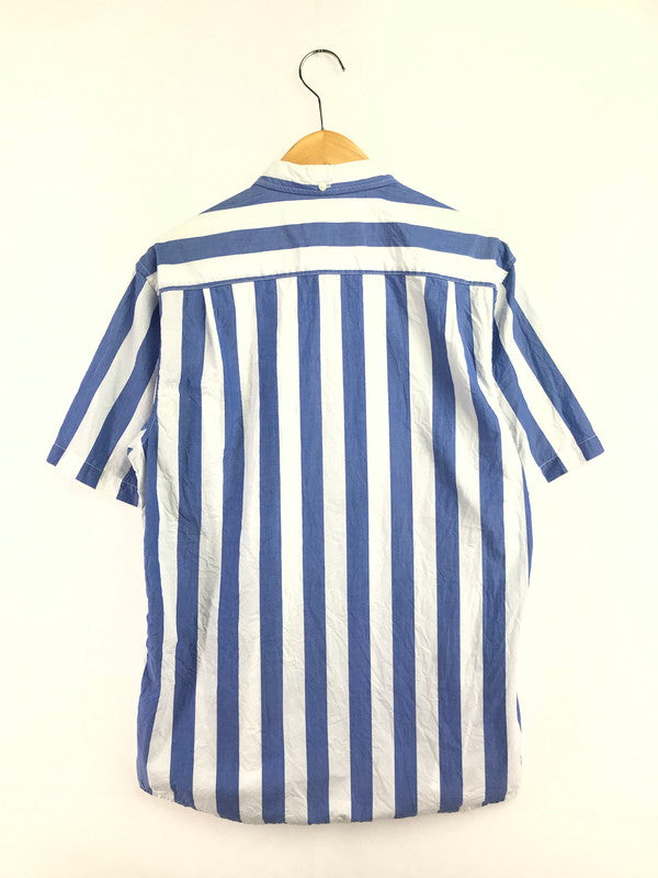 【中古品】【メンズ】 SUPREME シュプリーム 12SS TLARGE STRIPED SHIRT ストライプ シャツ 半袖シャツ トップス 149-260719-rt-15-tagh サイズ：L カラー：ブルー 万代Net店