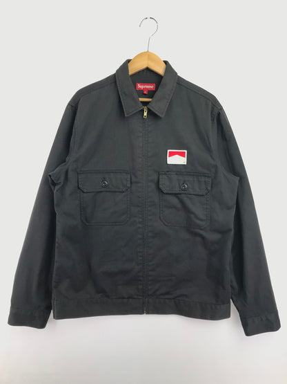 【中古品】【メンズ】 SUPREME シュプリーム × MARLBORO マールボロ 09SS WORK JACKET ワーク ジャケット ライトアウター 149-260719-rt-16-tagh サイズ：L カラー：ブラック 万代Net店