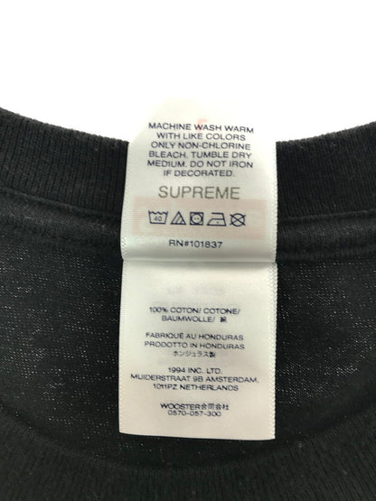 【中古品】【メンズ】 SUPREME シュプリーム 25SS PANCAKES TEE パンケーキ Tシャツ 半袖Tシャツ トップス 149-260719-rt-13-tagh サイズ：L カラー：ブラック 万代Net店