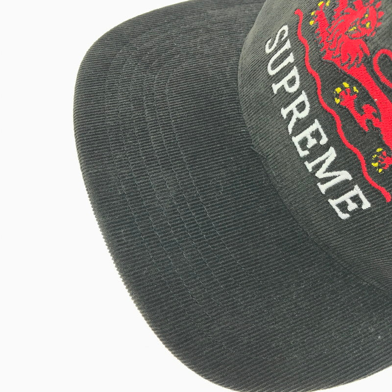 【中古品】【メンズ】 SUPREME シュプリーム × STARTER スターター 13AW SUPPORTER 5-PANEL CAP サポーター 5パネル キャップ 帽子 185-260719-rt-18-tagh カラー：ブラック 万代Net店