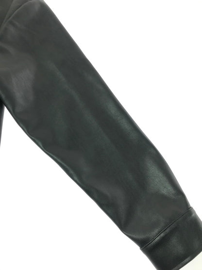 【現状渡し品】【メンズ】 BACKERS バッカーズ FAUX LEATHER COACH JACKET フェイクレザー コーチ ジャケット アウター 147-260717-rt-19-tagh サイズ：M カラー：ブラック 万代Net店