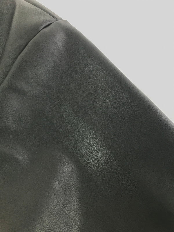 【現状渡し品】【メンズ】 BACKERS バッカーズ FAUX LEATHER COACH JACKET フェイクレザー コーチ ジャケット アウター 147-260717-rt-19-tagh サイズ：M カラー：ブラック 万代Net店