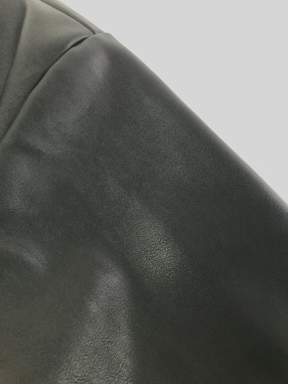 【現状渡し品】【メンズ】 BACKERS バッカーズ FAUX LEATHER COACH JACKET フェイクレザー コーチ ジャケット アウター 147-260717-rt-19-tagh サイズ：M カラー：ブラック 万代Net店
