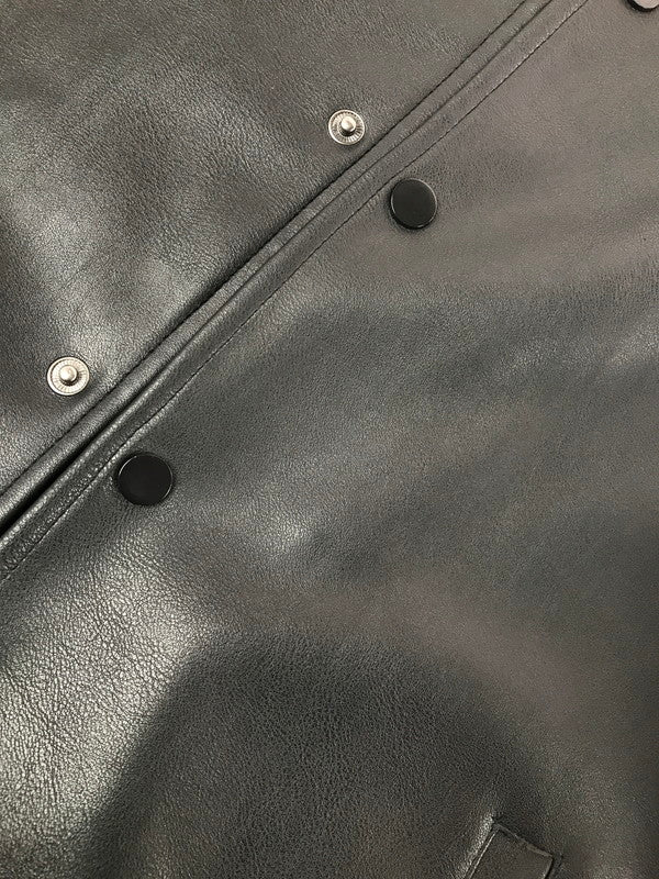 【現状渡し品】【メンズ】 BACKERS バッカーズ FAUX LEATHER COACH JACKET フェイクレザー コーチ ジャケット アウター 147-260717-rt-19-tagh サイズ：M カラー：ブラック 万代Net店