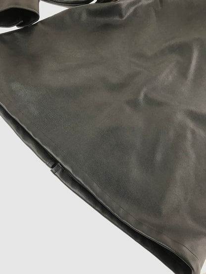 【現状渡し品】【メンズ】 BACKERS バッカーズ FAUX LEATHER COACH JACKET フェイクレザー コーチ ジャケット アウター 147-260717-rt-19-tagh サイズ：M カラー：ブラック 万代Net店
