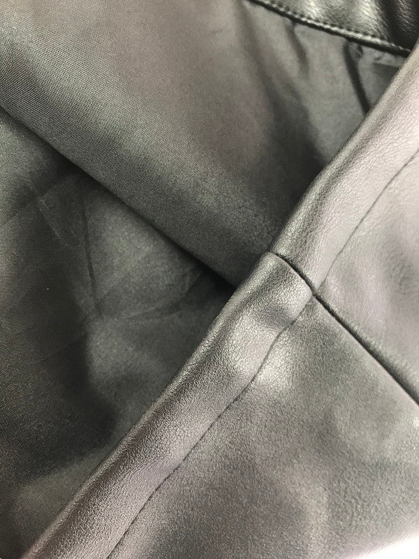 【現状渡し品】【メンズ】 BACKERS バッカーズ FAUX LEATHER COACH JACKET フェイクレザー コーチ ジャケット アウター 147-260717-rt-19-tagh サイズ：M カラー：ブラック 万代Net店