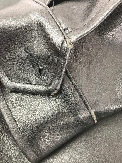 【現状渡し品】【メンズ】 BACKERS バッカーズ FAUX LEATHER COACH JACKET フェイクレザー コーチ ジャケット アウター 147-260717-rt-19-tagh サイズ：M カラー：ブラック 万代Net店