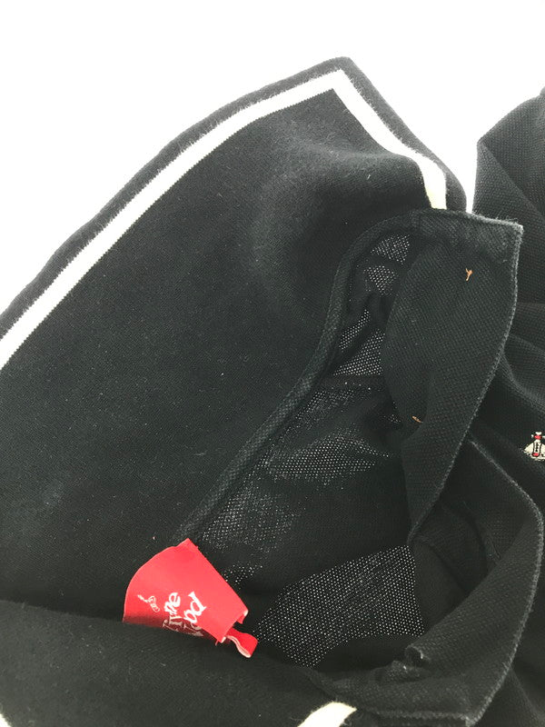 【中古品】【レディース】 VIVIENNE WESTWOOD RED LABEL ヴィヴィアンウエストウッド レッドレーベル POLO SHIRT 16-12-322005 ポロシャツ 170-260717-rt-11-tagh サイズ：2 カラー：ブラック 万代Net店