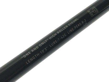 【中古美品】 APIA アピア FOOJIN Z 6th HIGH ROLLER S103ML フージンZ ハイローラー スピニングロッド 釣り 釣り具等 【代金引換不可】【佐川急便発送】 133-260722-rt-01-tagh 万代Net店