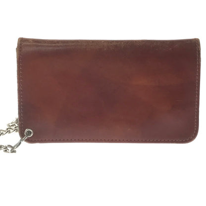 【現状渡し品】【メンズ】 HARLEY-DAVIDSON TRACKER WALLET WALLET CHAIN トラッカーウォレット ウォレットチェーン 財布 200-260714-ki-02-tagh カラー：ブラウン 万代Net店