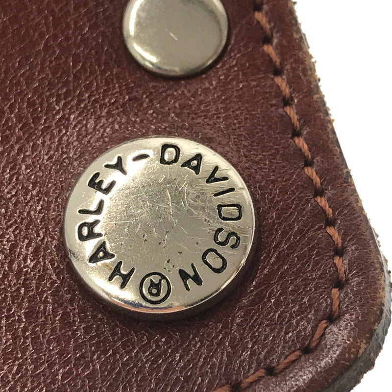 【現状渡し品】【メンズ】 HARLEY-DAVIDSON TRACKER WALLET WALLET CHAIN トラッカーウォレット ウォレットチェーン 財布 200-260714-ki-02-tagh カラー：ブラウン 万代Net店