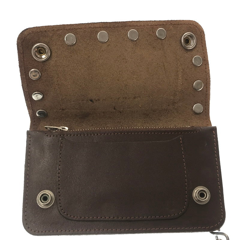 【現状渡し品】【メンズ】 HARLEY-DAVIDSON TRACKER WALLET WALLET CHAIN トラッカーウォレット ウォレットチェーン 財布 200-260714-ki-02-tagh カラー：ブラウン 万代Net店