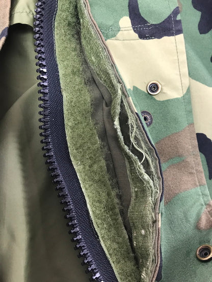 【現状渡し品】【メンズ】 U.S. ARMY アメリカ軍 00's ECWCS GEN1 COLD WRATHER PARKA エクワックス コールド ウェザー パーカー 146-260717-rt-18-tagh サイズ：LARGE LONG カラー：グリーン 万代Net店
