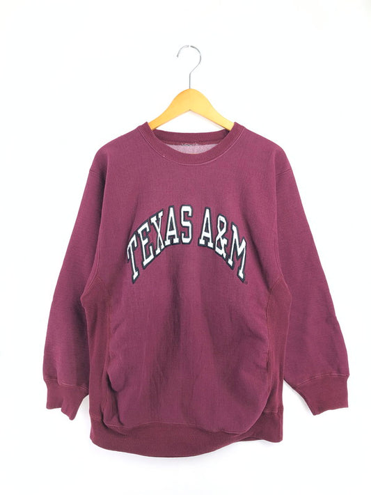 【中古品】【メンズ】 USED ユーズド REVERSE WEAVE TYPE SWEAT SHIRT リバース ウィーブ タイプ スウェット シャツ トレーナー トップス 146-260715-rt-15-tagh サイズ：不明 下記参照 カラー：バーガンディ 万代Net店