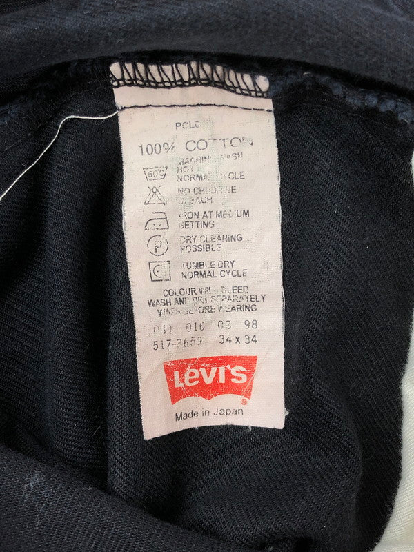 【中古品】【メンズ】 LEVI'S リーバイス 90's DENIM PANTS 517 刻印J14 90年代 デニム パンツ ジーンズ ボトムス 157-260715-rt-30-tagh サイズ：W34 L34 カラー：ブラック 万代Net店