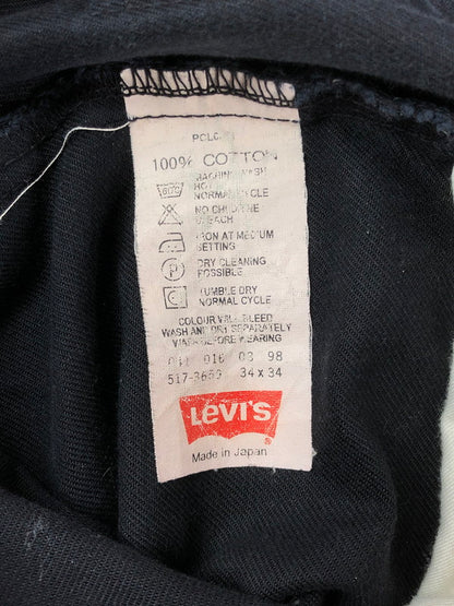【中古品】【メンズ】 LEVI'S リーバイス 90's DENIM PANTS 517 刻印J14 90年代 デニム パンツ ジーンズ ボトムス 157-260715-rt-30-tagh サイズ：W34 L34 カラー：ブラック 万代Net店