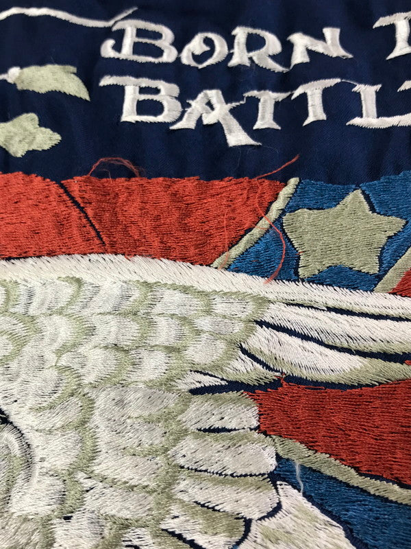 【現状渡し品】【メンズ】 OLD TAILOR 東洋 オールド テイラー トウヨウ 90's REVERSIBLE SOUVENIR JACKET TALONジッパー 虎×鷹×龍 リバーシブル スーベニア ジャケット 145-260718-rt-16-tagh サイズ：不明 下記参照 カラー：ブラック/ネイビー 万代Net店