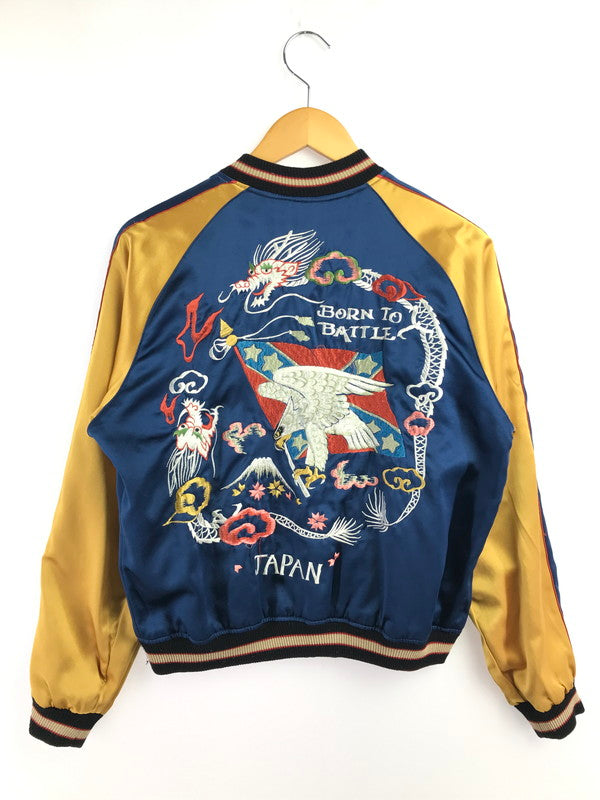 【現状渡し品】【メンズ】 OLD TAILOR 東洋 オールド テイラー トウヨウ 90's REVERSIBLE SOUVENIR JACKET TALONジッパー 虎×鷹×龍 リバーシブル スーベニア ジャケット 145-260718-rt-16-tagh サイズ：不明 下記参照 カラー：ブラック/ネイビー 万代Net店