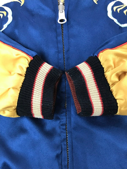 【現状渡し品】【メンズ】 OLD TAILOR 東洋 オールド テイラー トウヨウ 90's REVERSIBLE SOUVENIR JACKET TALONジッパー 虎×鷹×龍 リバーシブル スーベニア ジャケット 145-260718-rt-16-tagh サイズ：不明 下記参照 カラー：ブラック/ネイビー 万代Net店