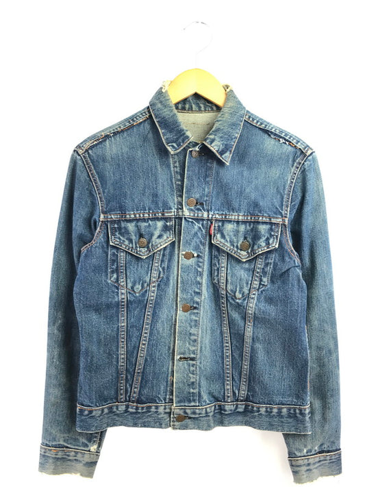【ジャンク品】【メンズ】 LEVI'S リーバイス BIG-E 60～70's 4TH TYPE DENIM JACKET 不均等V ビッグE 60～70年代 フォース タイプ デニム ジャケット 146-260718-rt-08-tagh サイズ：不明 下記参照 カラー：インディゴ 万代Net店