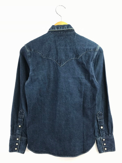 【中古品】【メンズ】 SUGAR CANE シュガーケーン WESTERN DENIM SHIRT SC25140 ウエスタン デニム シャツ 長袖 シャツ トップス 145-260718-rt-07-tagh サイズ：S カラー：インディゴ 万代Net店