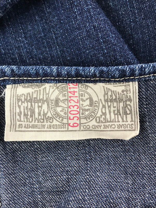 【中古品】【メンズ】 SUGAR CANE シュガーケーン WESTERN DENIM SHIRT SC25140 ウエスタン デニム シャツ 長袖 シャツ トップス 145-260718-rt-07-tagh サイズ：S カラー：インディゴ 万代Net店
