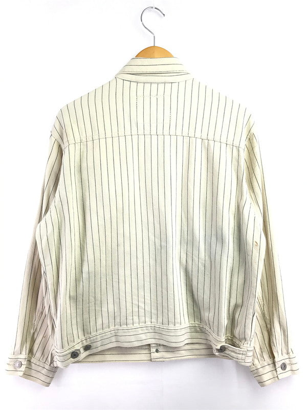 【現状渡し品】【メンズ】 LEVI'S リーバイス SUNRISE TRUCKER JACKET A4820-0003 サンライズ トラッカー ジャケット ライトアウター 147-260718-rt-10-tagh サイズ：S カラー：ホワイト 万代Net店