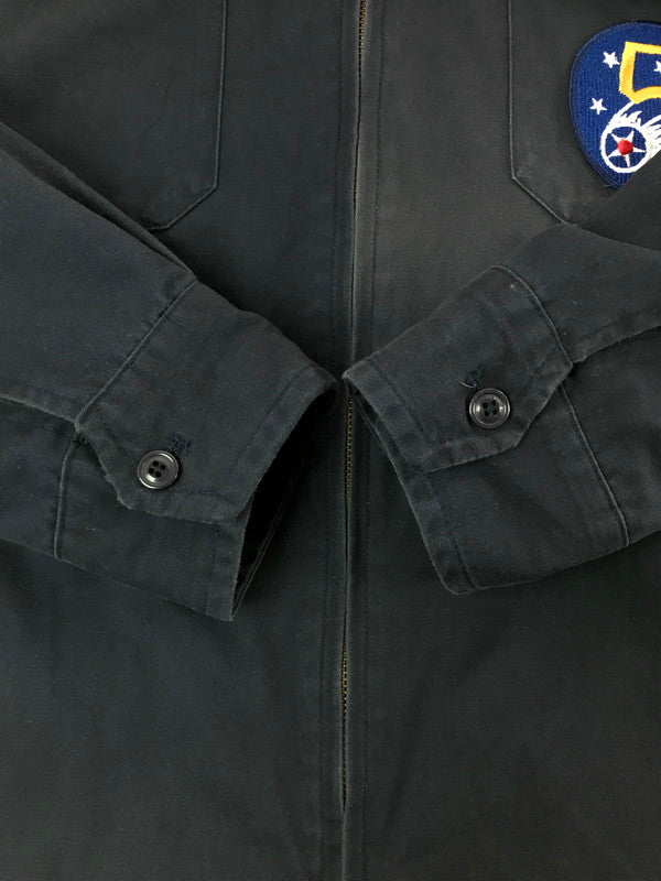 【現状渡し品】【メンズ】 HOUSTON ヒューストン COTTON TWILL TOUR JACKET 50605 コットン ツイル ツアー ジャケット ライトアウター 145-260718-rt-14-tagh サイズ：XL カラー：ネイビー 万代Net店