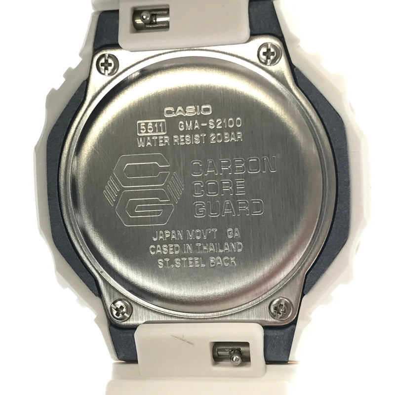 【中古品】【レディース】 G-SHOCK ジーショック ANALOG DIGITAL WOMEN GWA-S2100-7ADR アナログ デジタル クォーツ 腕時計 196-260718-rt-24-tagh カラー：ホワイト 万代Net店