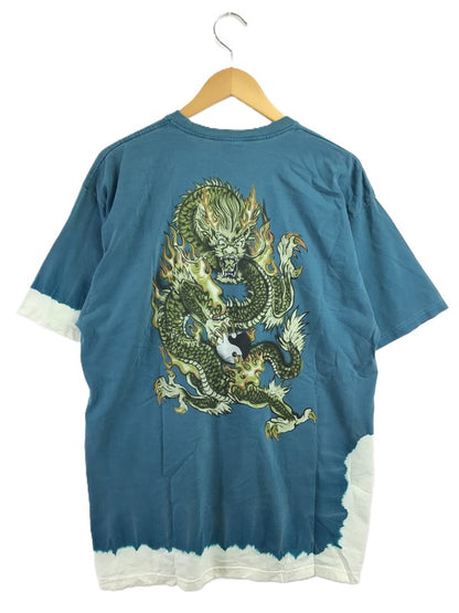 【中古品】【メンズ】 STUSSY ステューシー TIE DYE DRAGON T-SHIRT タイダイ ドラゴン Tシャツ 半袖Tシャツ トップス 142-260718-rt-01-tagh サイズ：XL カラー：ブルー 万代Net店